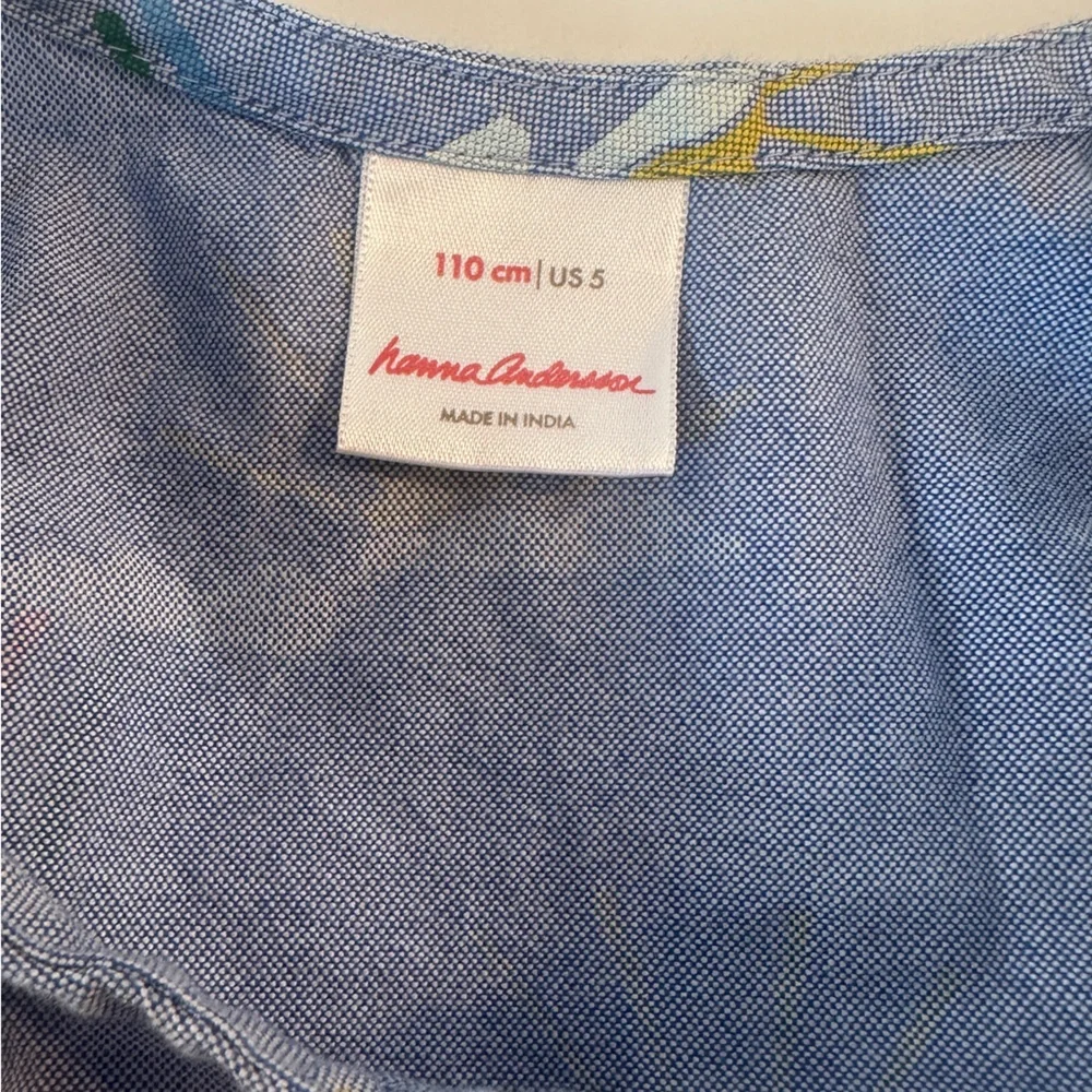 Hanna Andersson Rainbows Clouds and Sunshine Pillowcase Tie Tank Cotton Dress  5